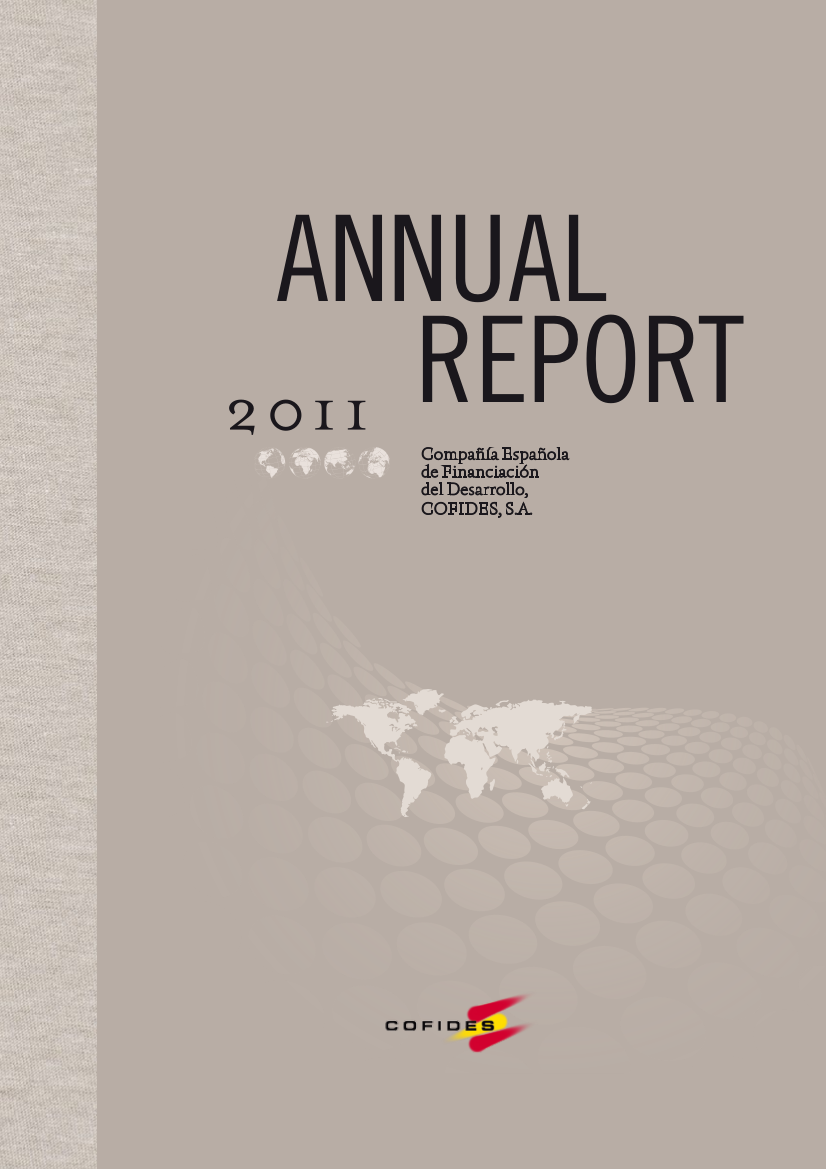 Front Cover of the 2011 COFIDES Annual Report