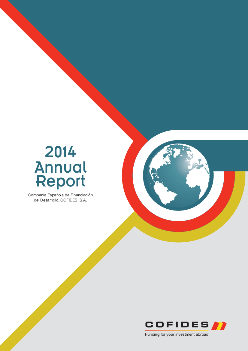 Front Cover of the 2014 COFIDES Annual Report