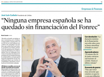 Imagen de la entrevista publicada por El Economista