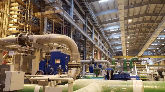 Image of the desalination plant