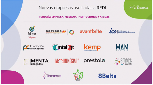 Imagen de algunas de las entidades que se han integrado a la red REDI recientemente.